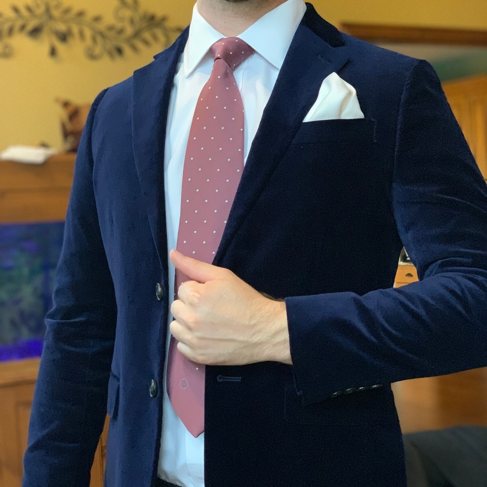 Velvet tux jacket